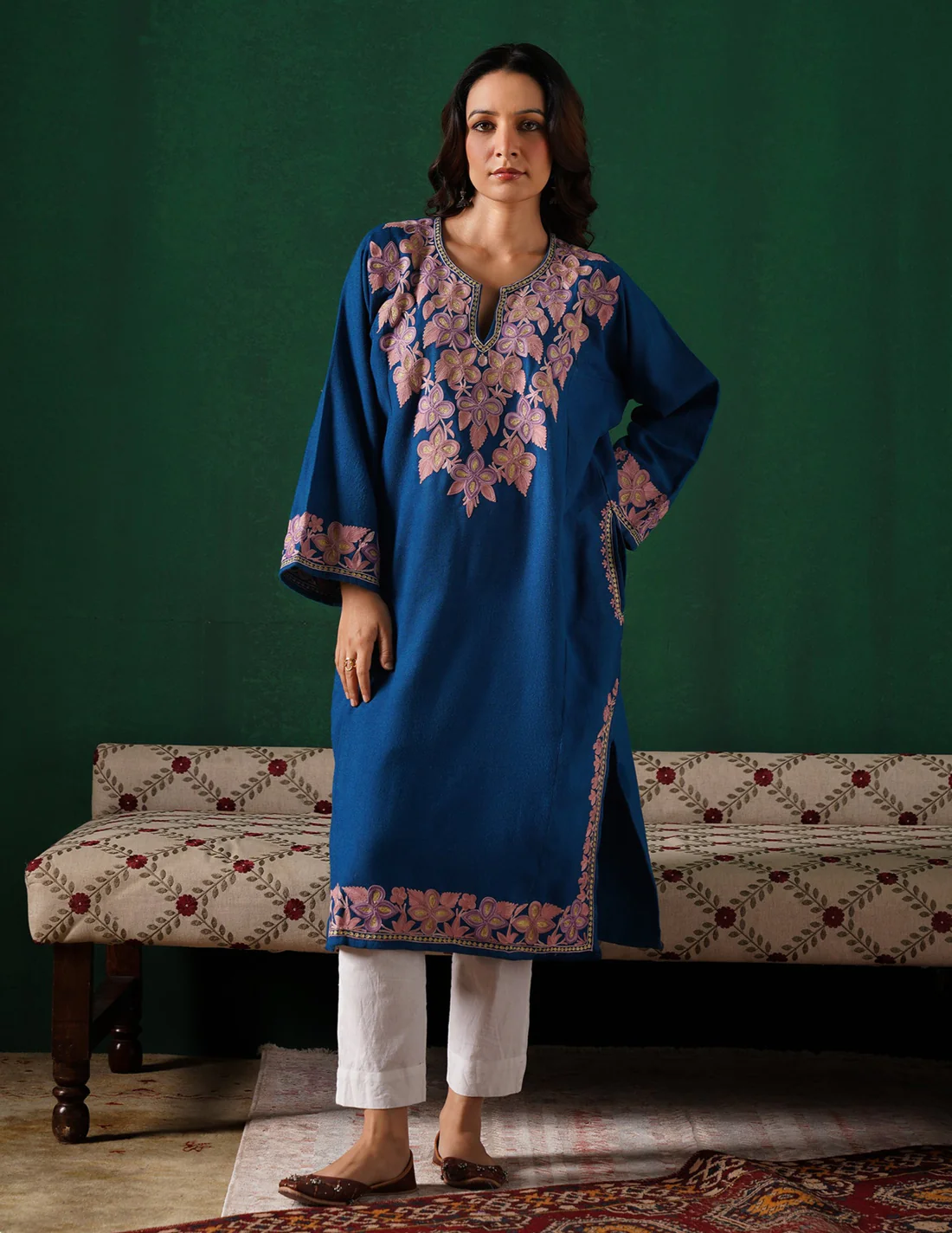 Handcrafted Woolen Phiran — authentic Kashmiri Phiran by Kashir Apparels